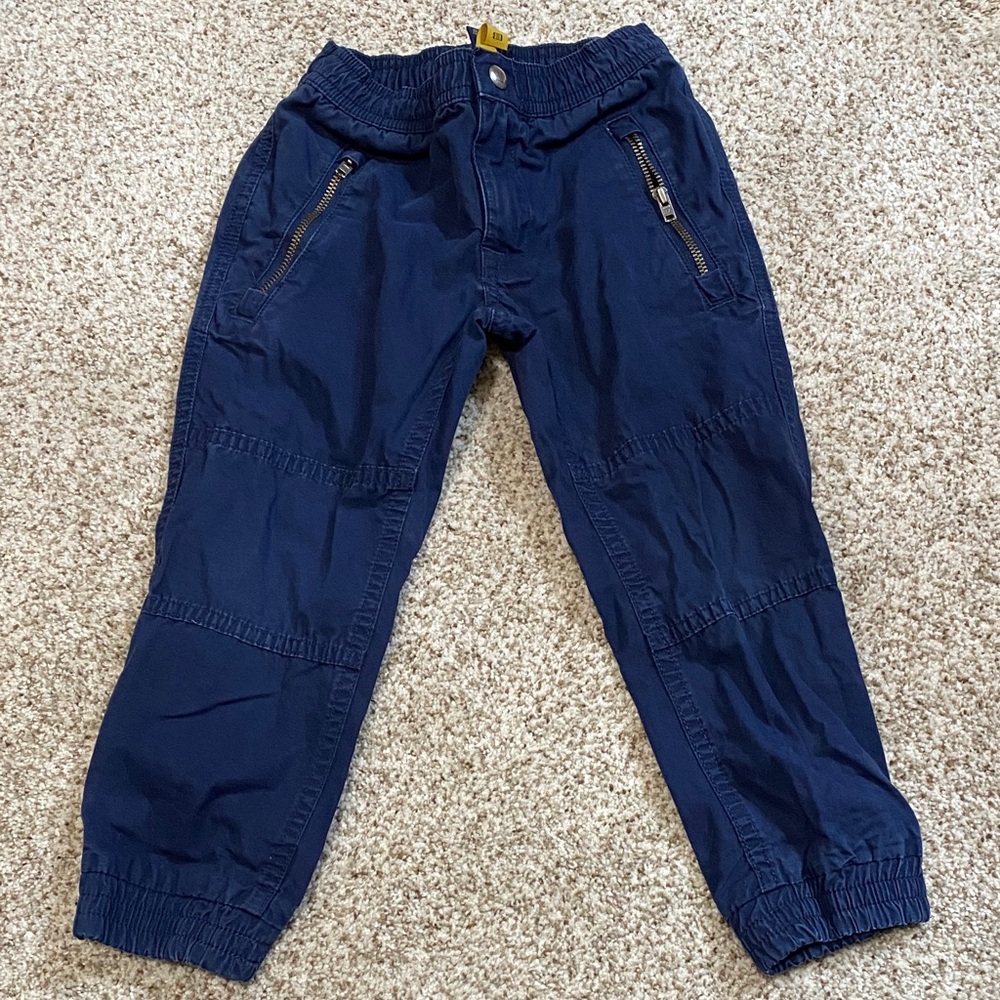 Polo by Ralph Lauren Kids Navy Pants with stretchy waistband and zip pockets